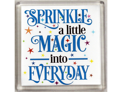 10cm Coaster - Sprinkle a little Magic